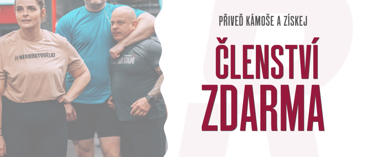 ZÍSKEJ MĚSÍC ČLENSTVÍ ZDARMA - PRODLUŽUJEME DO 31.8.!