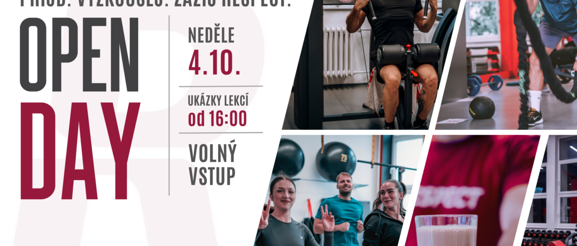 Zveme Tě na OPEN DAY v RESPECT clubu!